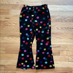 Hanna Andersson Print Velour Flare Pant